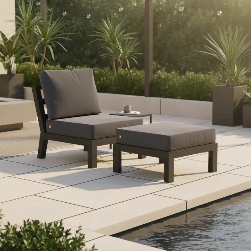 Timber Lounge Ottoman - Kettler