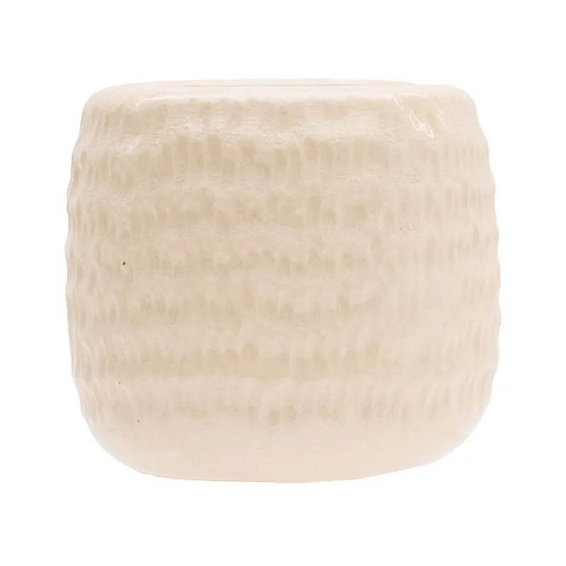 Madigan Crackle Planter Cream - Foreside Home & Garden