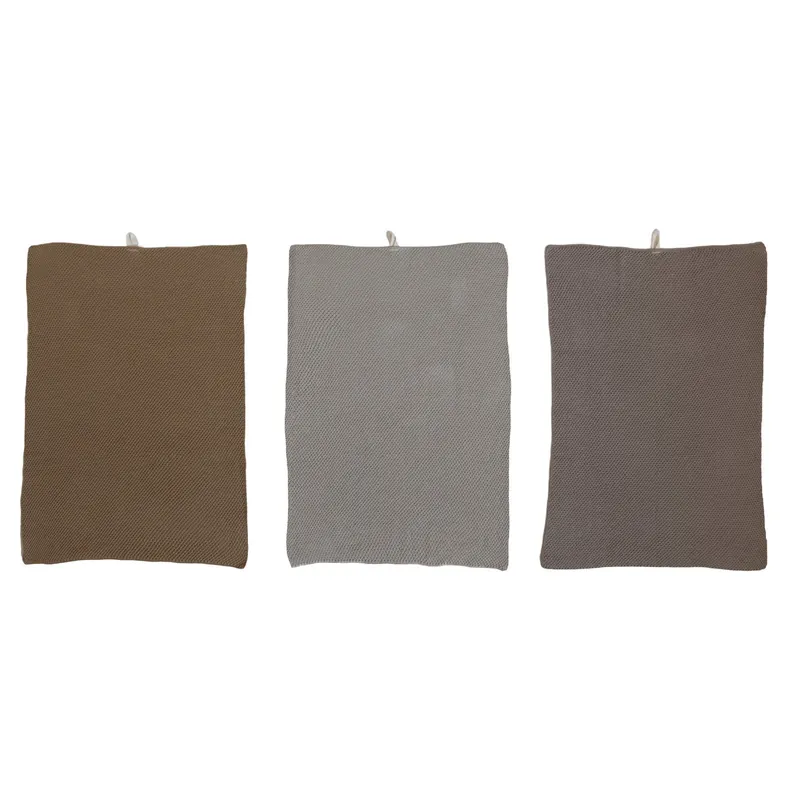 Cotton Knit Tea Towels - Greenhouse Home