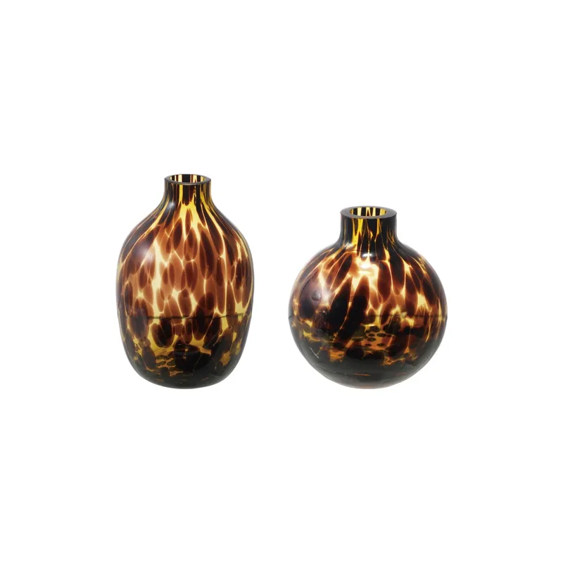 Tortoise Glass Vase - Greenhouse Home