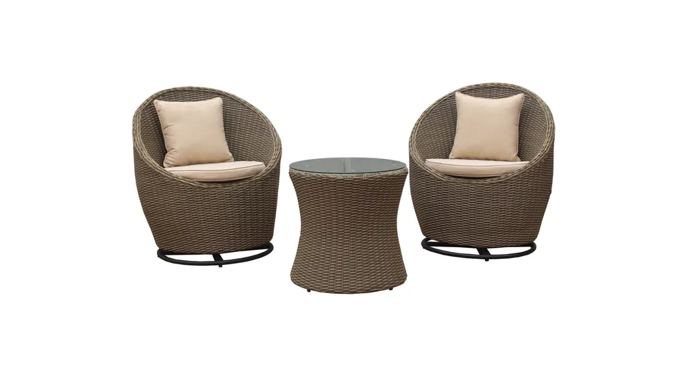 3 PIECE OUTDOOR LOUNGE SET - Mollai Collections