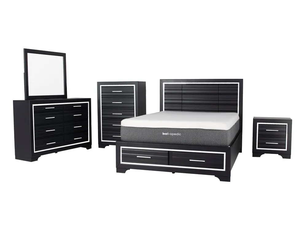 6 PIECE KING BEDROOM SET - Mollai Collections