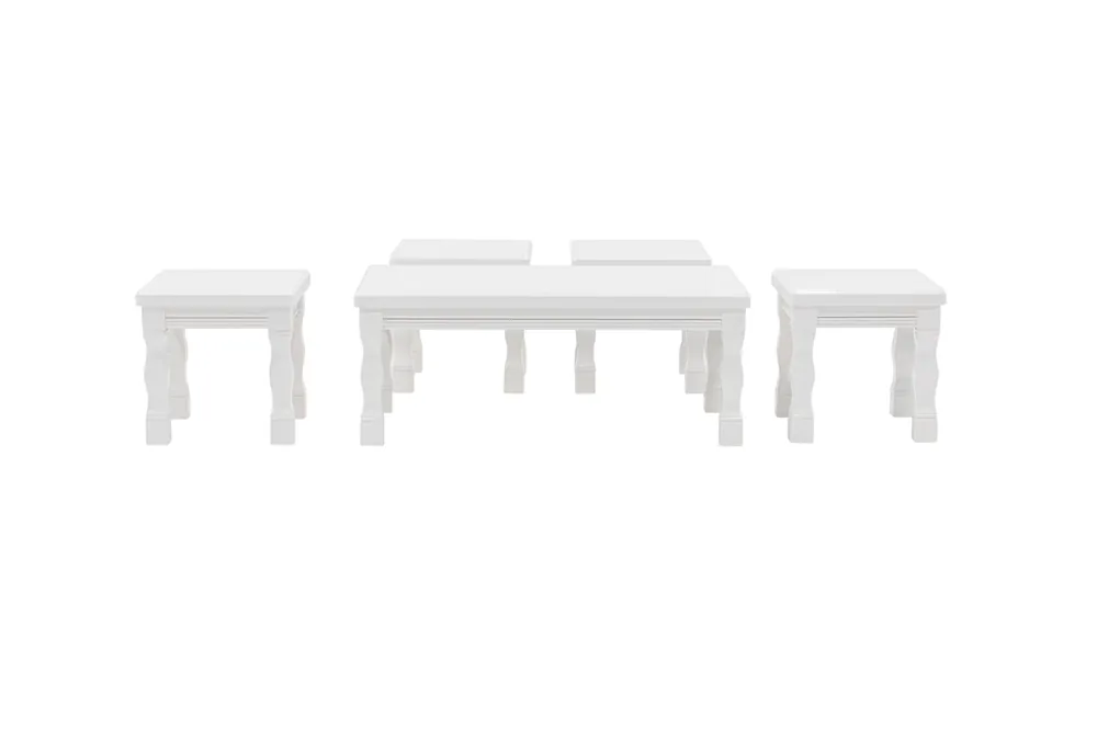 5 PIECE COFFEE TABLE SET - Mollai Collections
