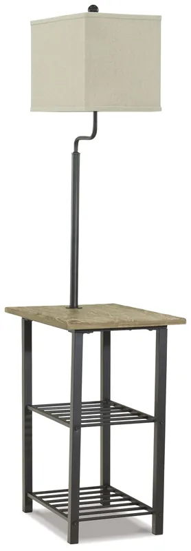 Shianne - Metal Tray Lamp - Black