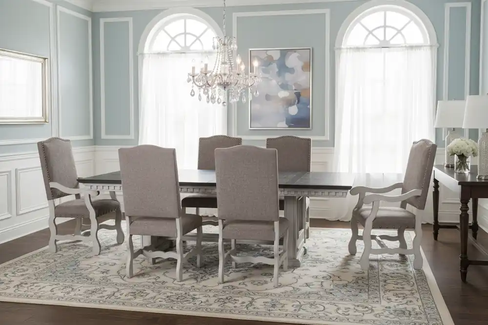 ALAMO 9 PIECE DINING ROOM SET - Mollai Collections