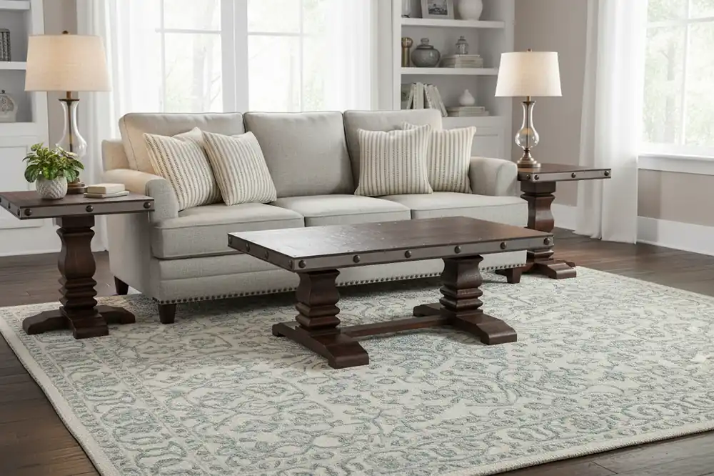 HACIENDA 3 PIECE COFFEE TABLE SET - Mollai Collections