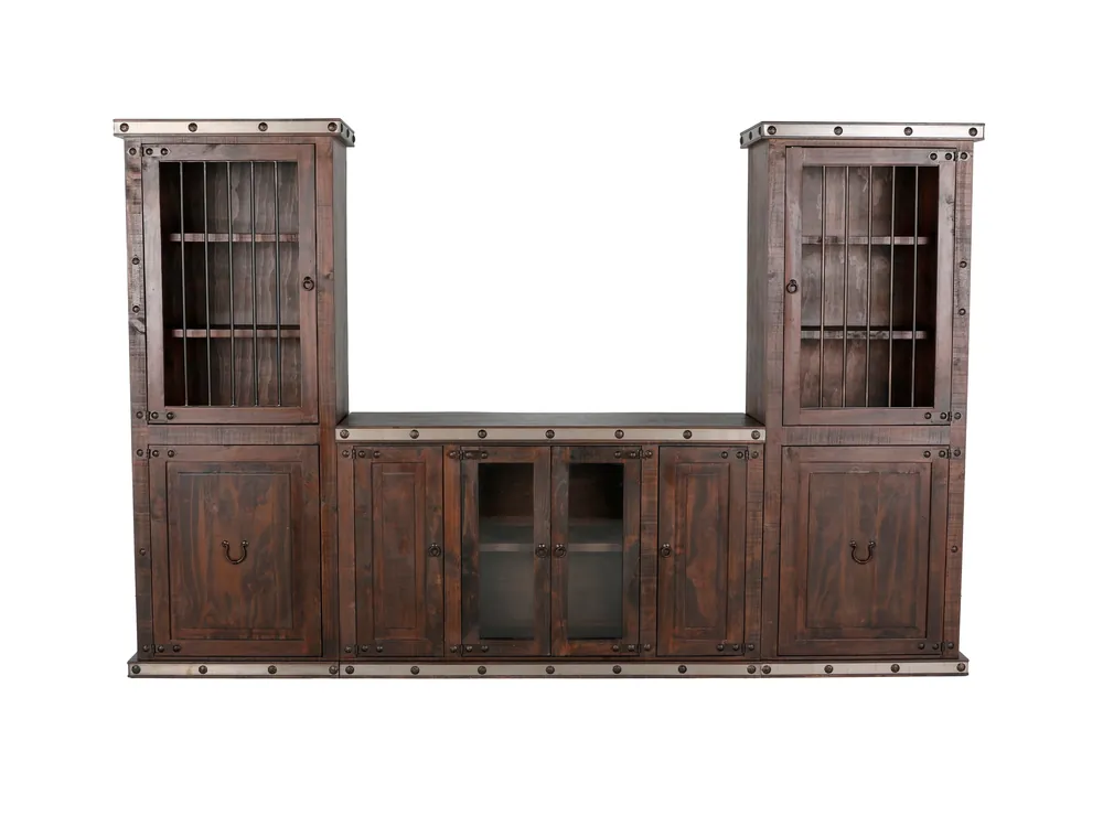 HACIENDA 3 PIECE ENTERTAINMENT CENTER - Mollai Collections