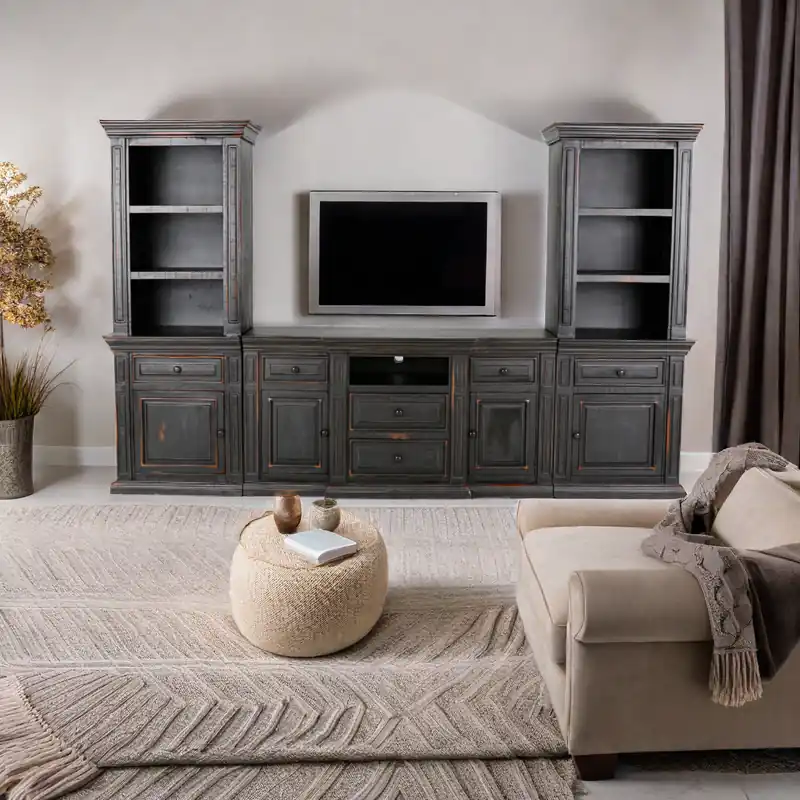 MAGNOLIA / ASPEN 3 PIECE ENTERTAINMENT CENTER - Mollai Collections