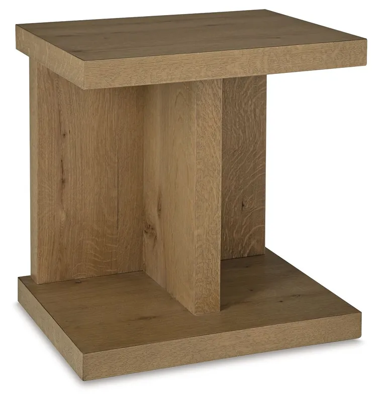 Brinstead - Chair Side End Table - Light Brown