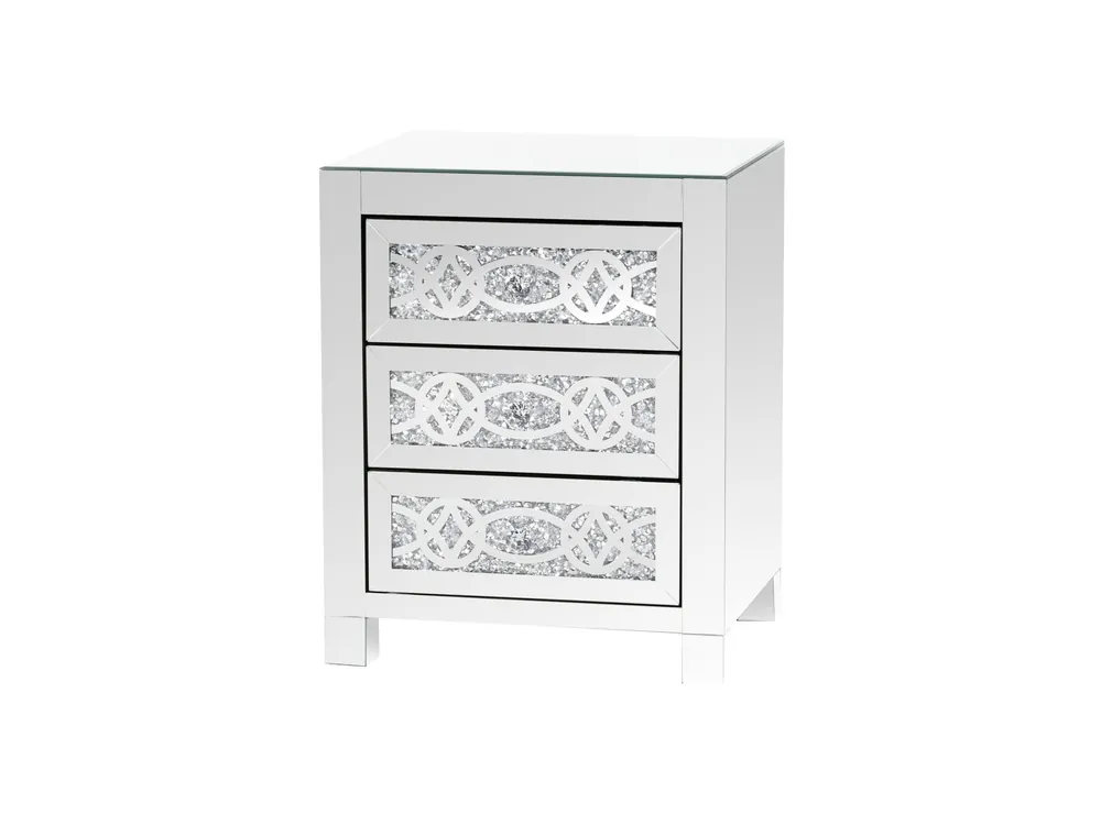 MIRRORED NIGHTSTAND - Mollai Collections