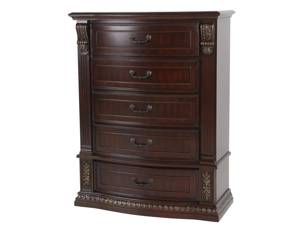 Cherry 5-Drawer Chest