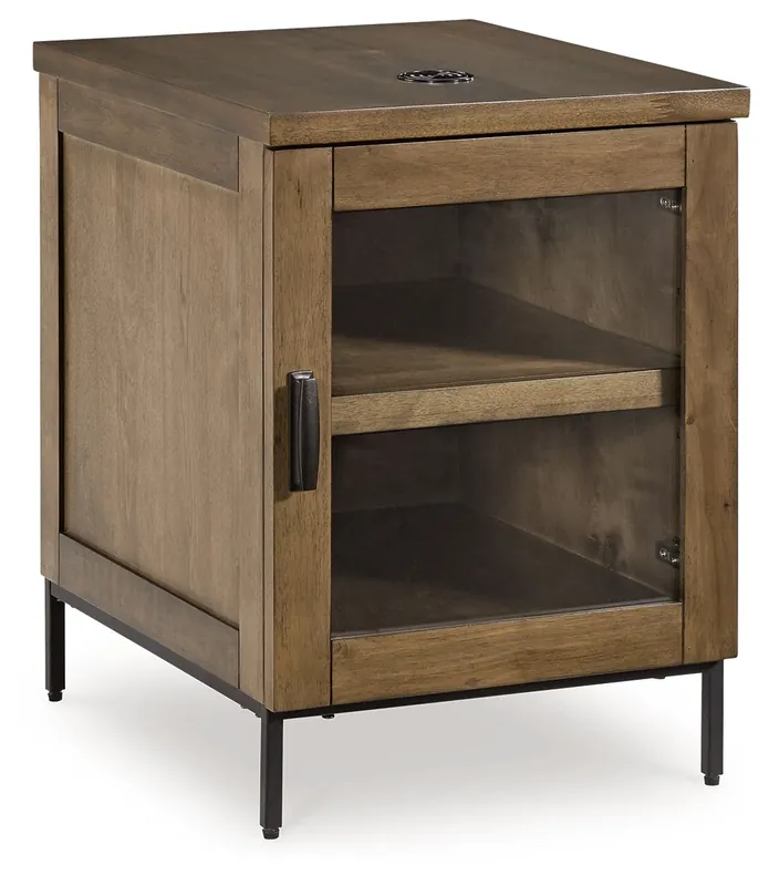 Torlanta - Chair Side End Table - Brown