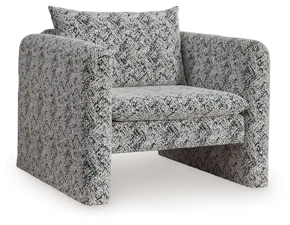 Kenbell - Accent Chair - Black / White
