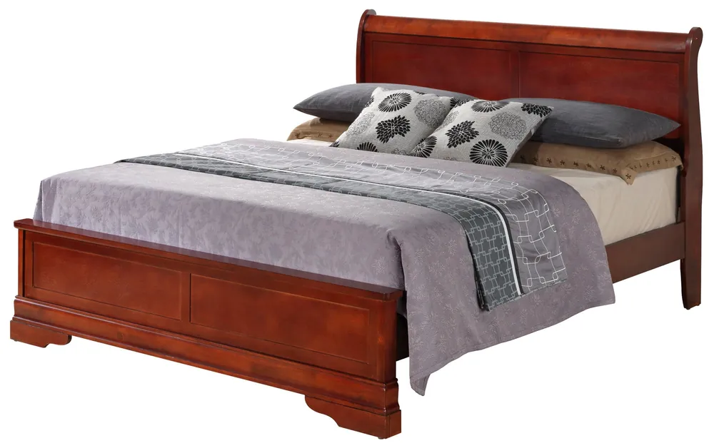 Sleigh Bed With Low Footboard - Glory Furniture