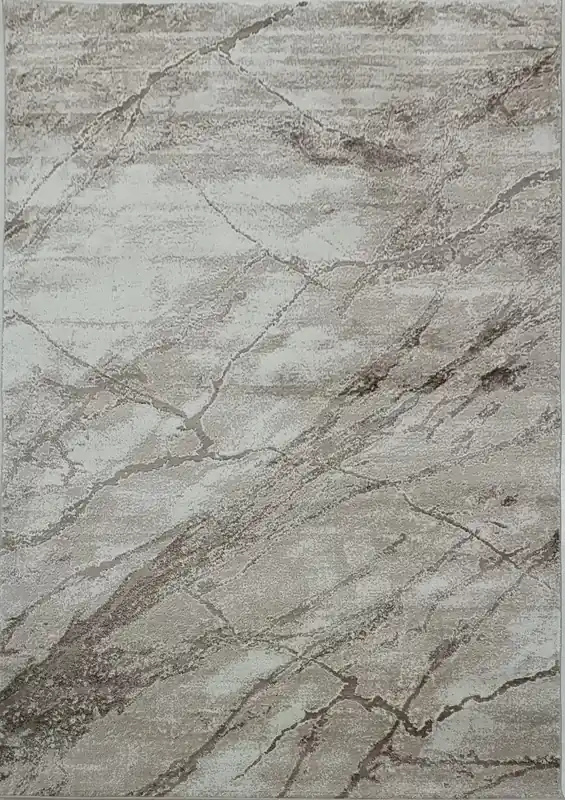 .Forza Taupe Power-Loomed Area Rug - 6' 6" x 9' 0"