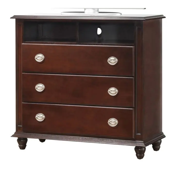 Media Storage Chest - Cappuccino