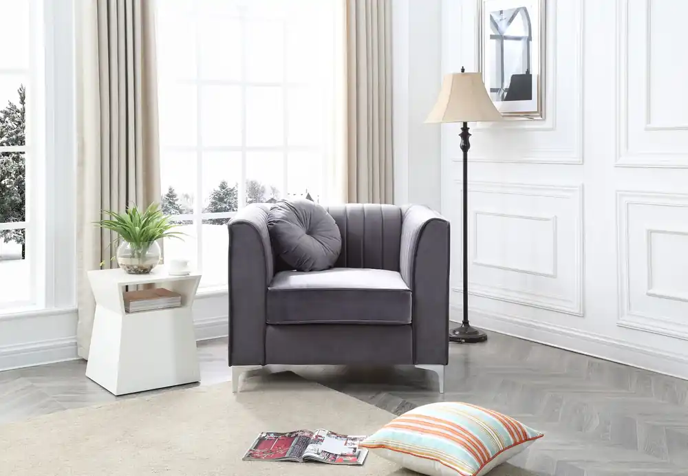Contemporary Sloped Armchair - Glory Furniture