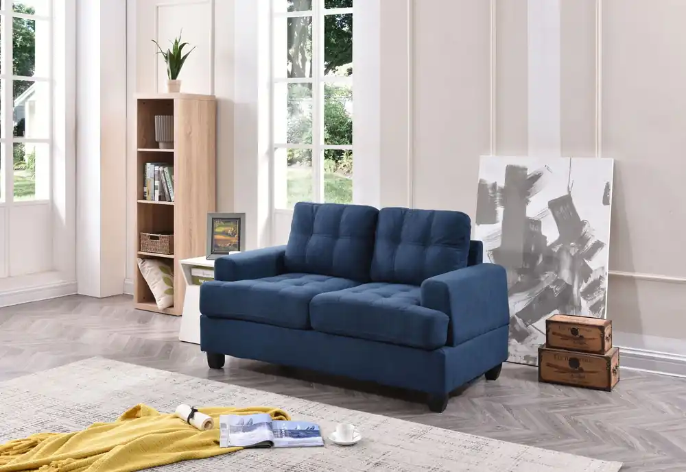 Stylish Transitional Loveseat For Two - Glory Furniture