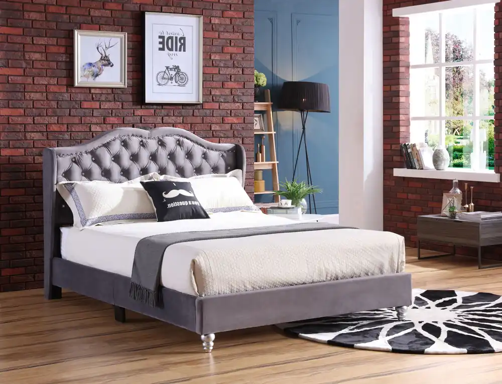 Upholstered Bed Transitional - Glory Furniture