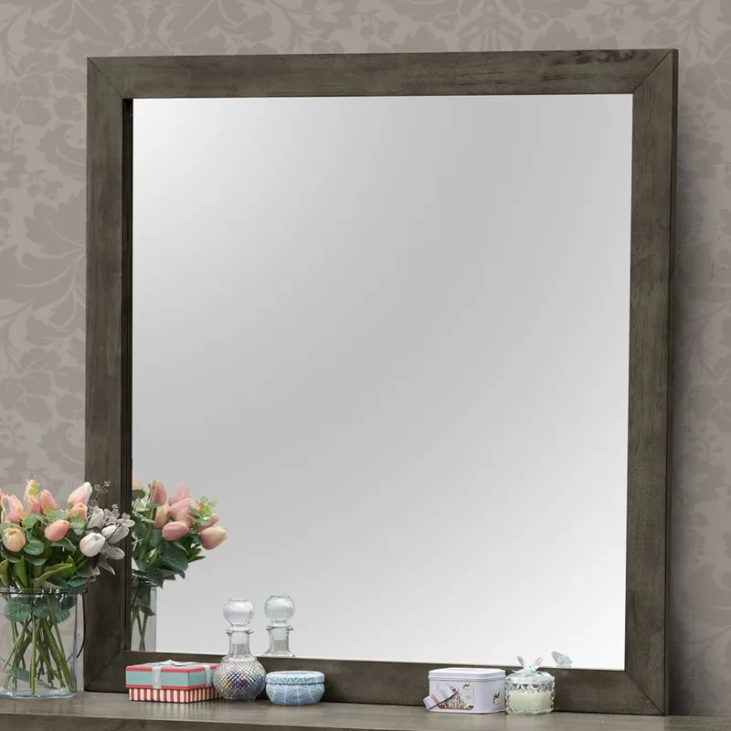 Modern Design Transitional Wall Mirror - Glory Furniture