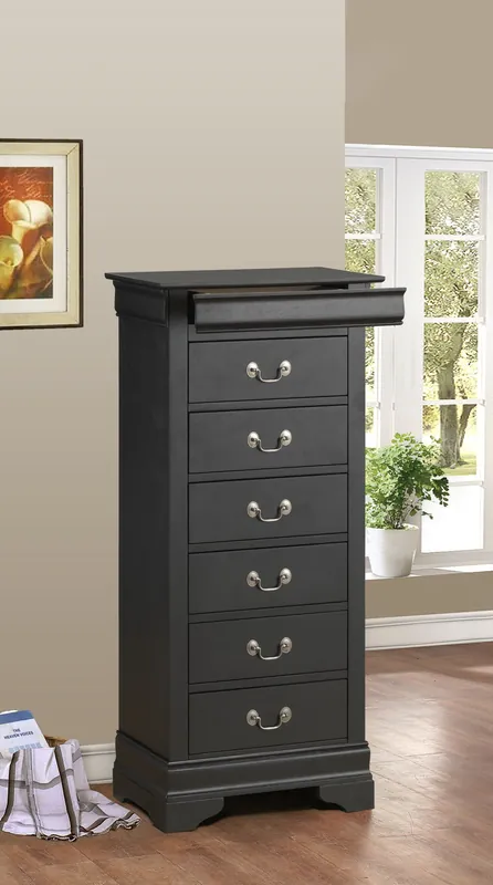 Traditional Style Lingerie Storage Chest - Glory Furniture