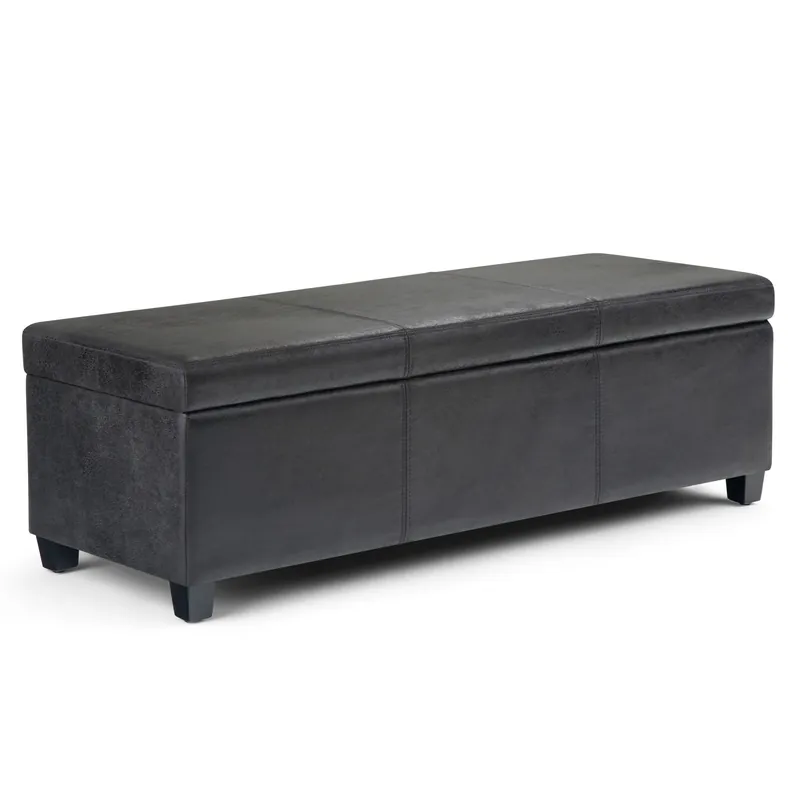 Avalon - Contemporary Storage Ottoman Bench