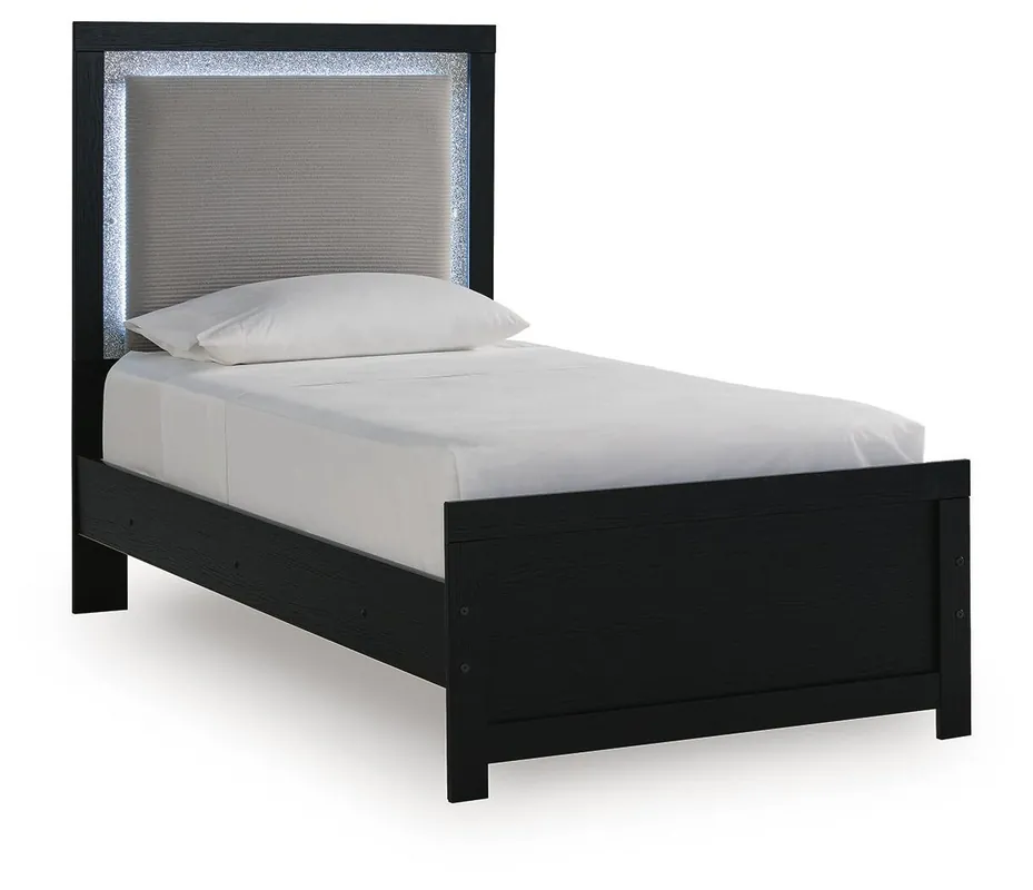 Maeling - Upholstered Panel Bed
