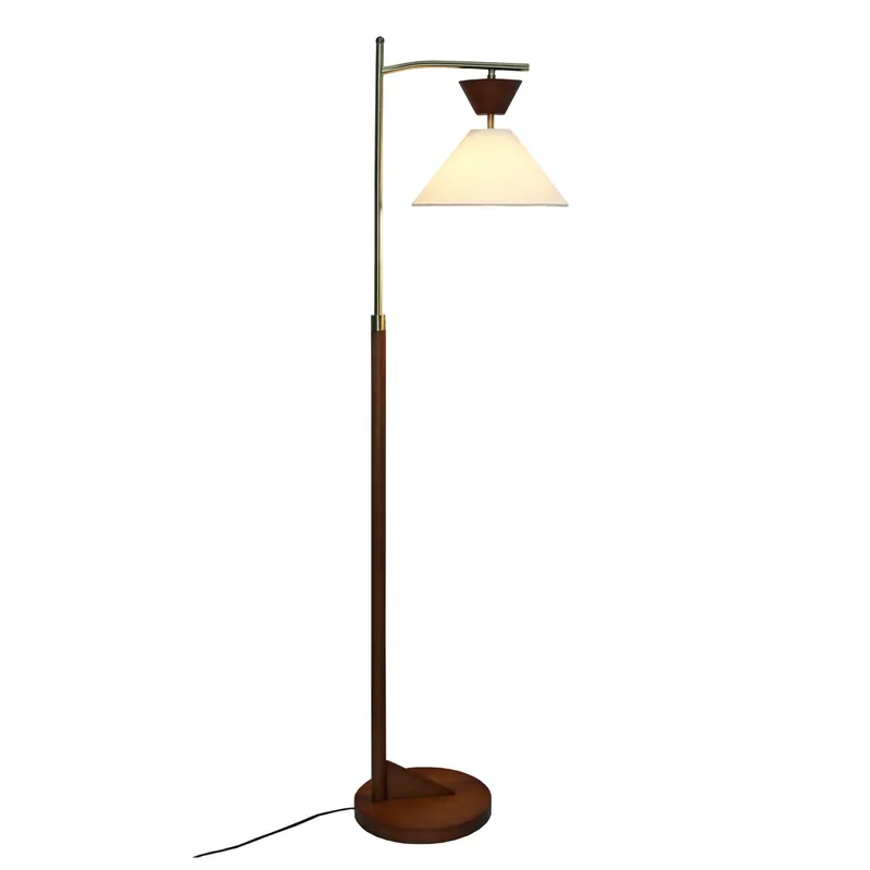 Floor Lamp, Standing Light For Living Room - Brown