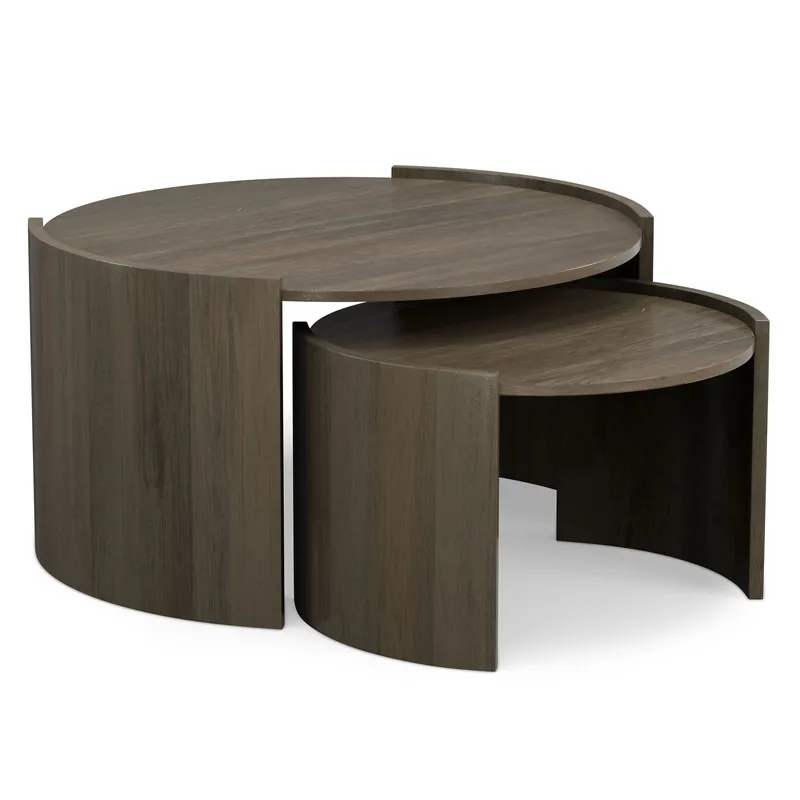 Robin - 2 Piece Nesting Table - Gray