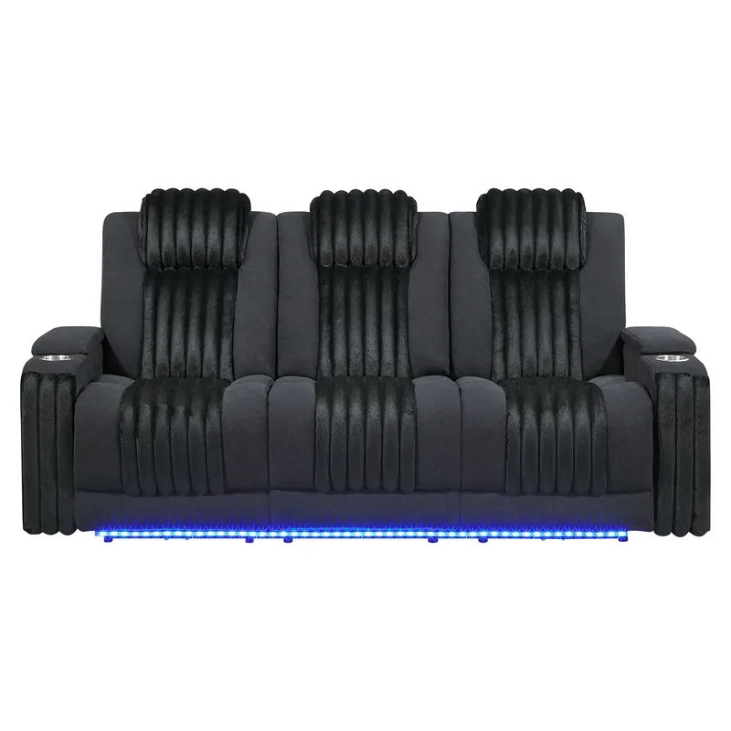 Duran - Power Reclining Sofa With Power Headrest