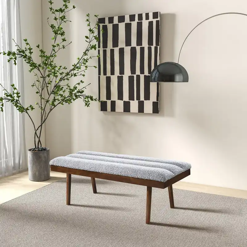 Troni - Bench - Brown / Light Gray