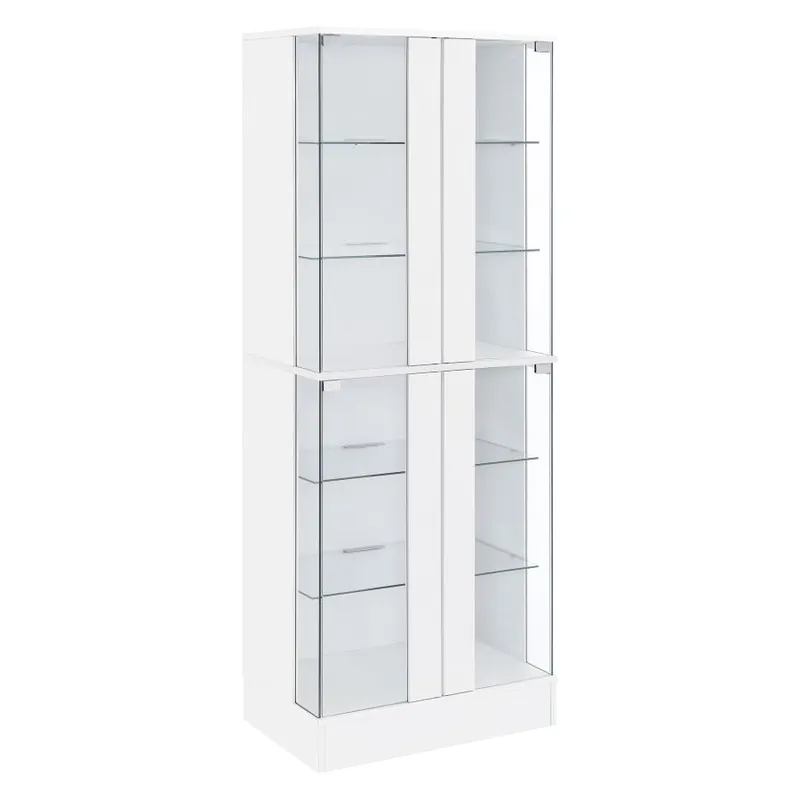 Cabra - 4-door LED Curio Display Cabinet