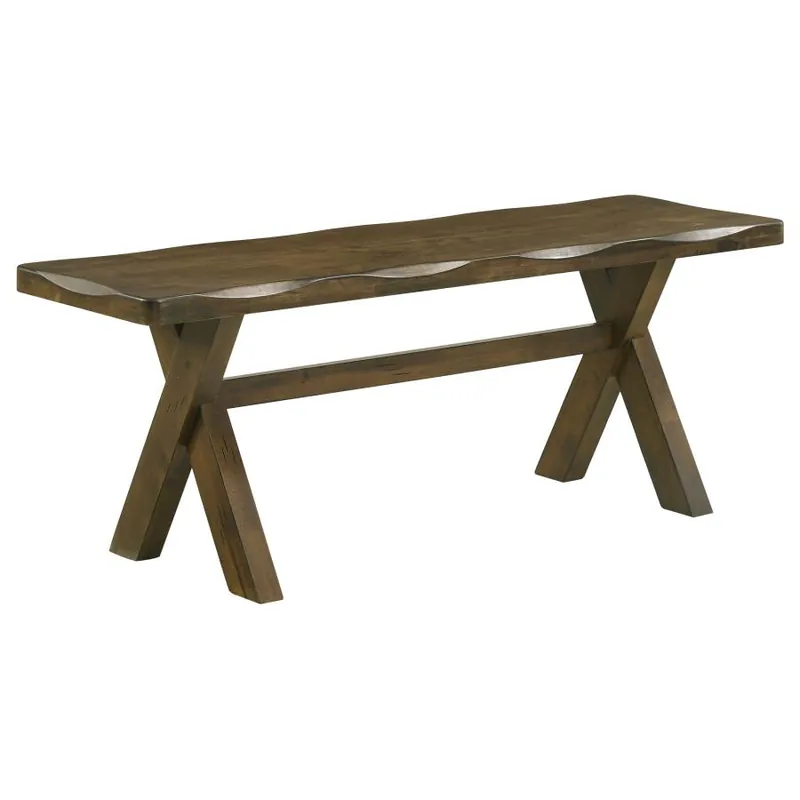 Alston - Wood Dining Bench - Knotty Nutmeg