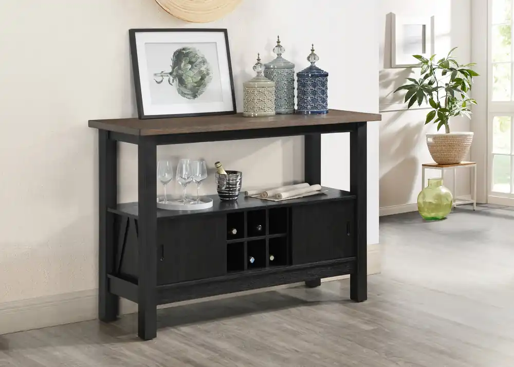 Maribelle Server Wheat Charcoal - Crown Mark-2