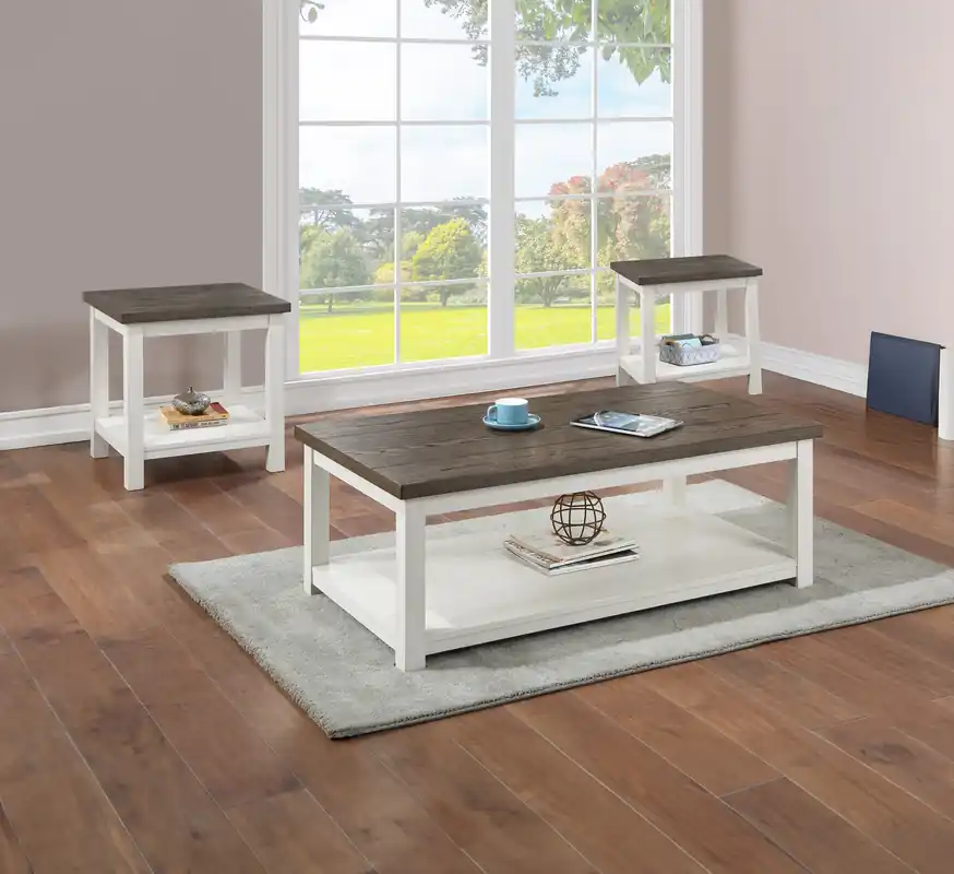 Dakota Coffee Table With Casters - Crown Mark-2