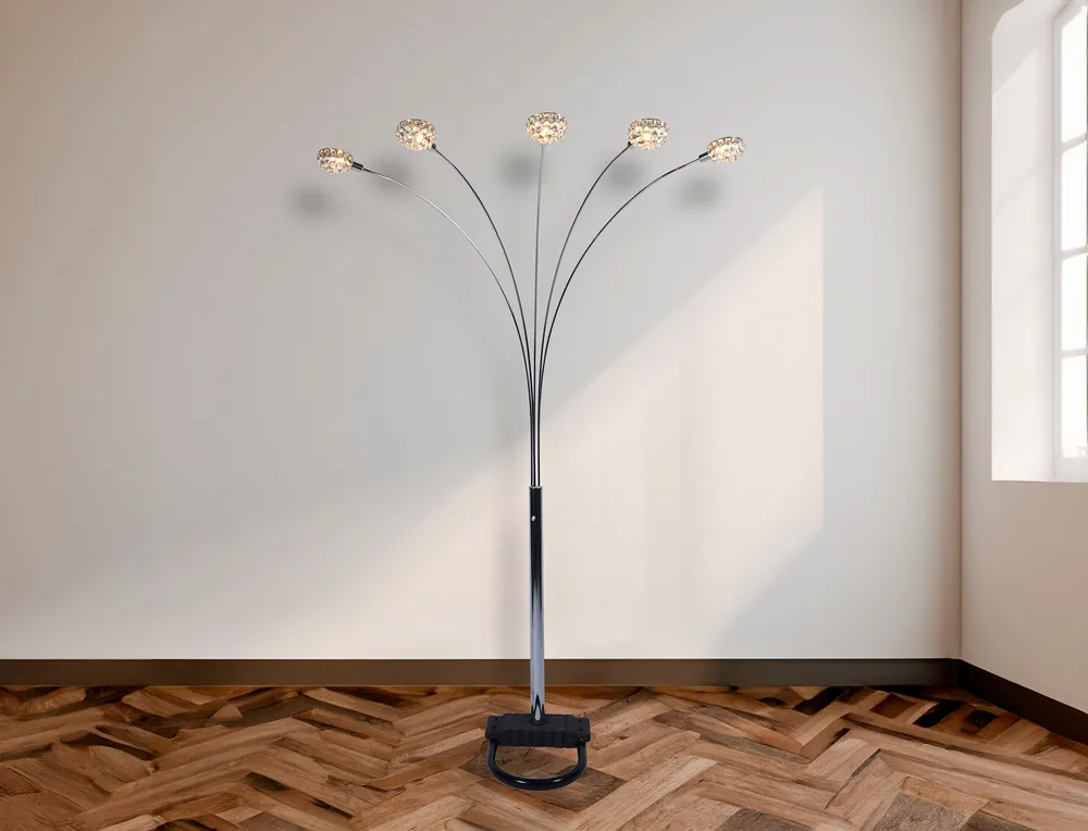Half Moon Floor Lamp - Crown Mark-2