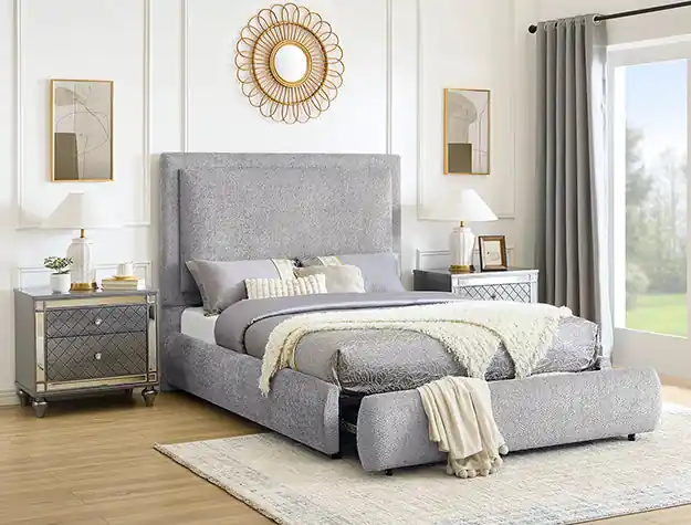 Reverie Bed Pewter - Crown Mark-2