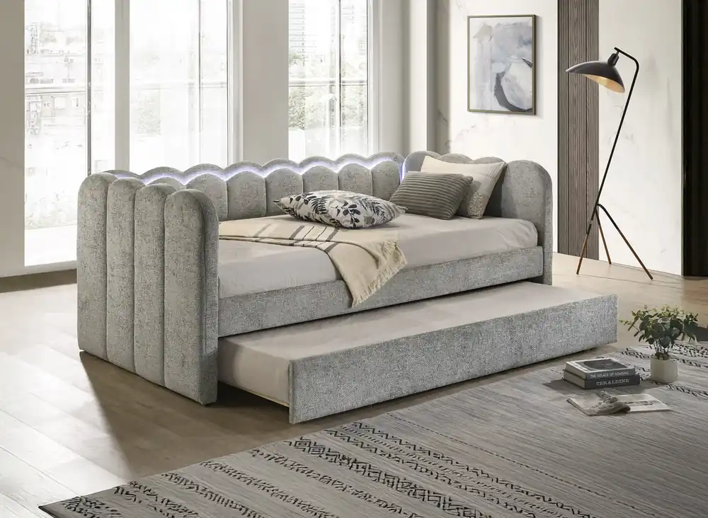 Melody Daybed Light Grey - Crown Mark-2