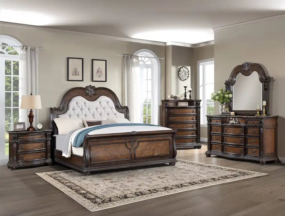 Stanley Bed Coffee Brown - Crown Mark-2