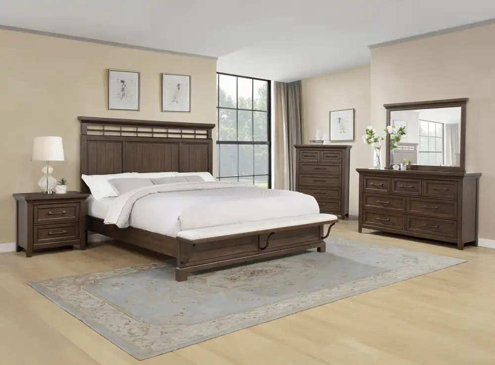 Beckett Bed Brown - Crown Mark-2
