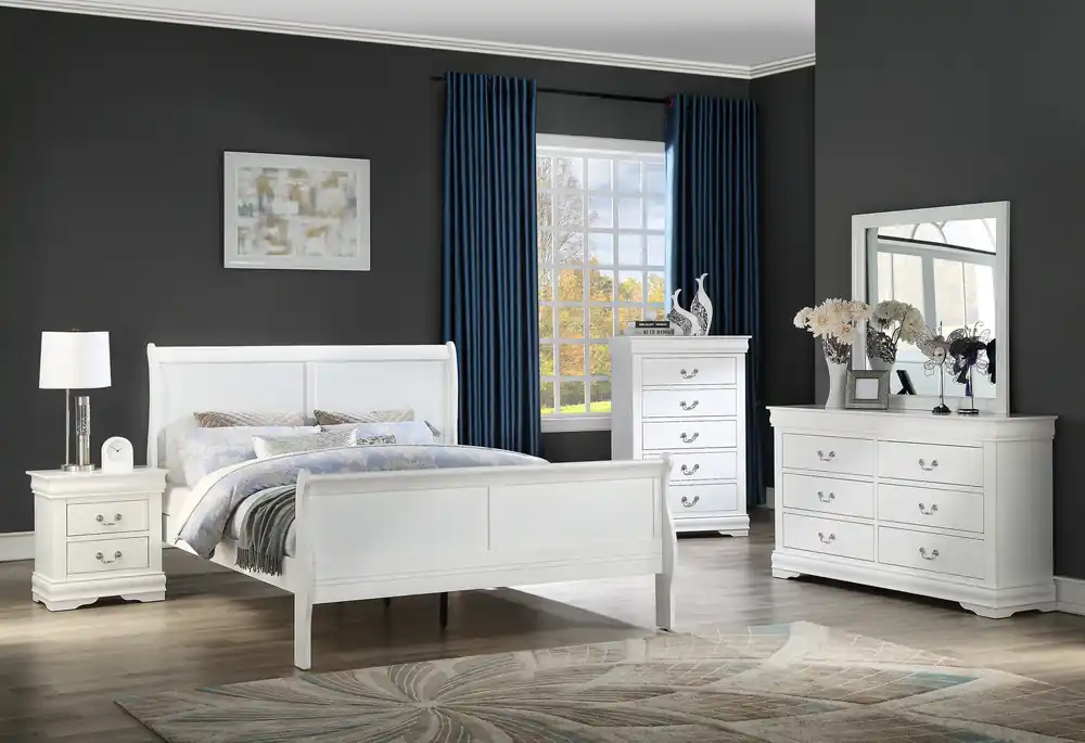 Louis Philip Chest White - Crown Mark-2