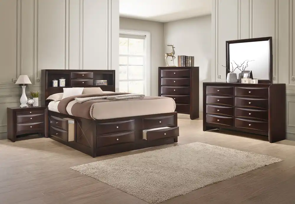 Emily Chest Dark Cherry - Crown Mark-2