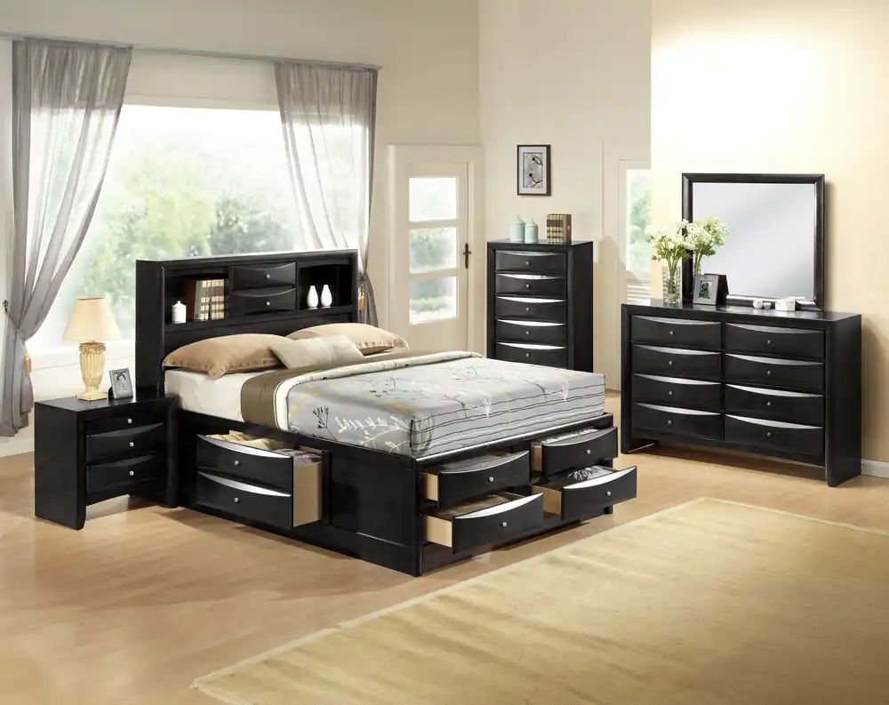 Black Emily Chest - Crown Mark-2