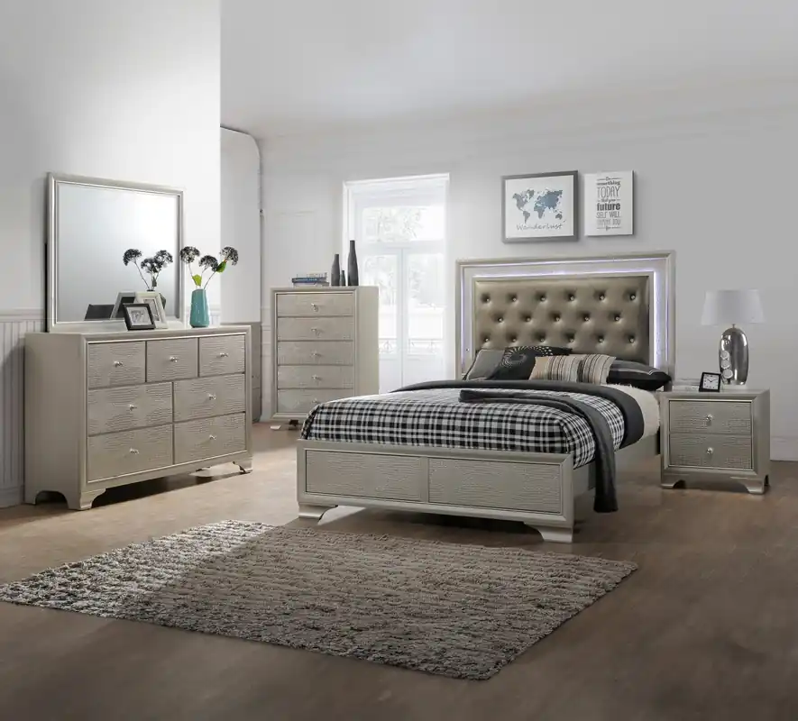 Lyssa Night Stand - Crown Mark-2