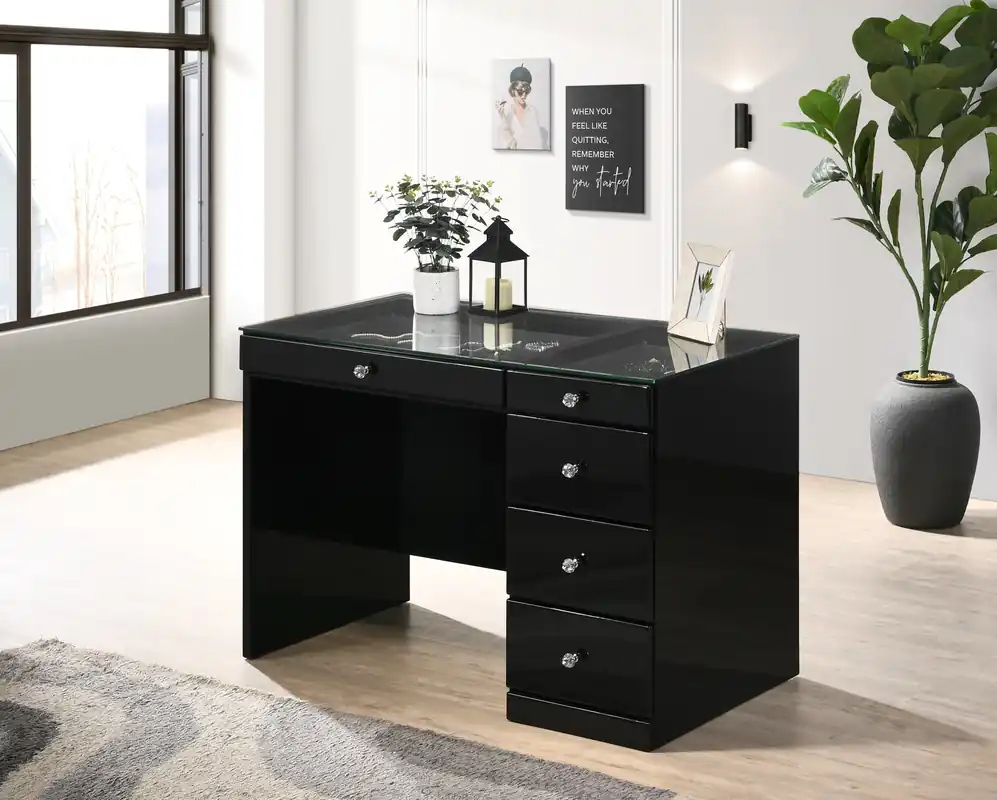 Morgan Vanity Top Black - Crown Mark-2