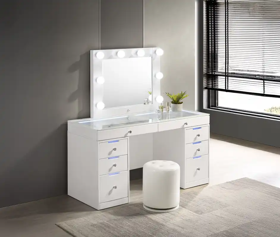 Luxo Vanity White - Crown Mark-2