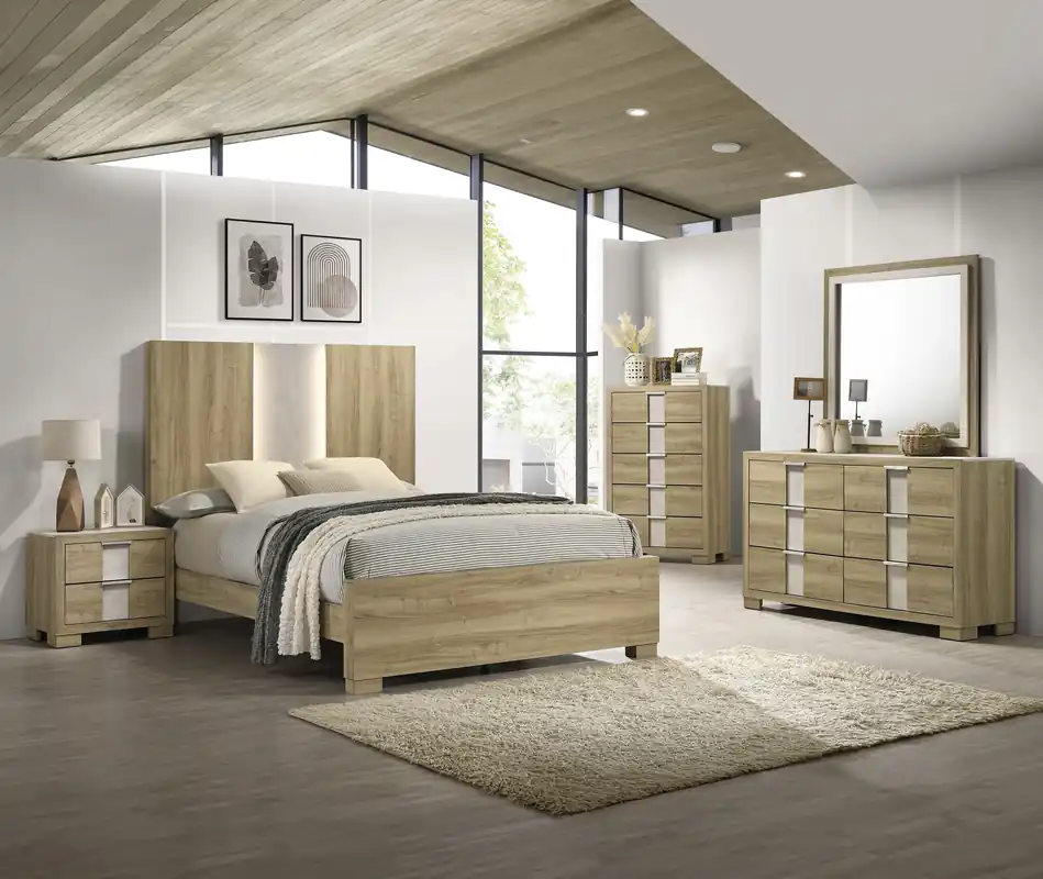 Rangley Bed Driftwood - Crown Mark-2