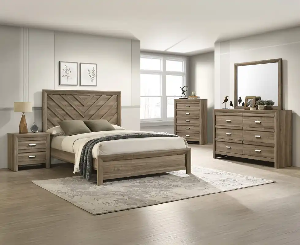Valor Bed Light Brown - Crown Mark-2