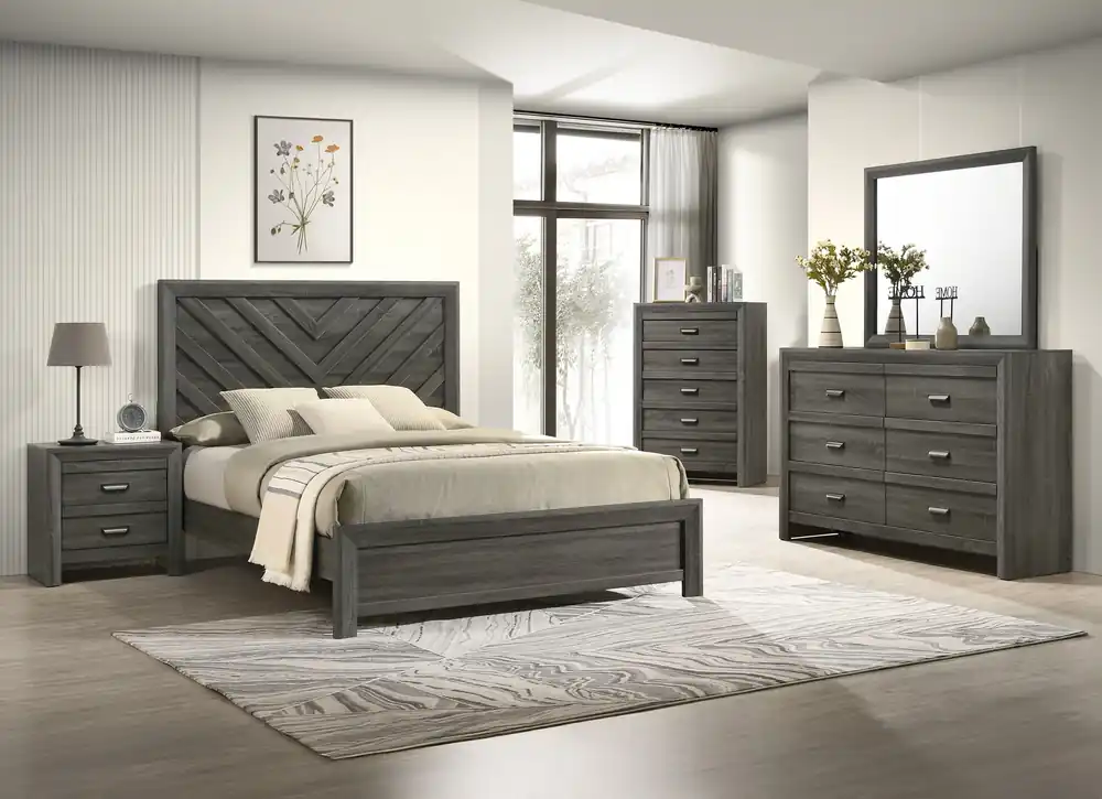 Valor Bed Grey - Crown Mark-2