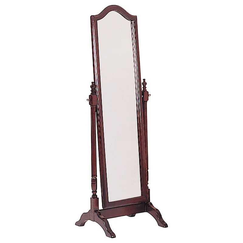 Cabot Wood Adjustable Full Length Cheval Mirror Merlot - Coaster Furniture